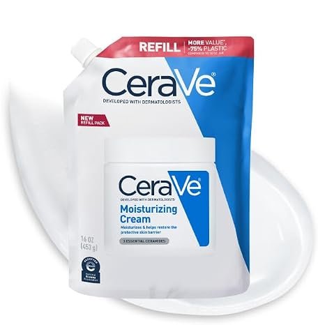 CeraVe Moisturizing Cream Face & Body Moisturizer for Dry Skin, 19 oz