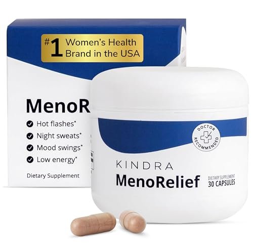 Kindra MenoRelief Menopause Supplement