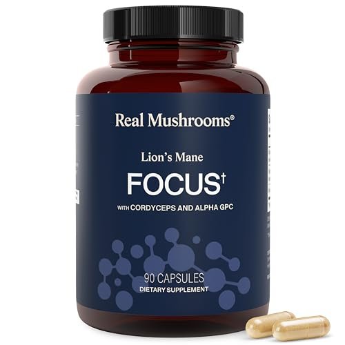 Real Mushrooms Lion's Mane Focus with Alpha GPC